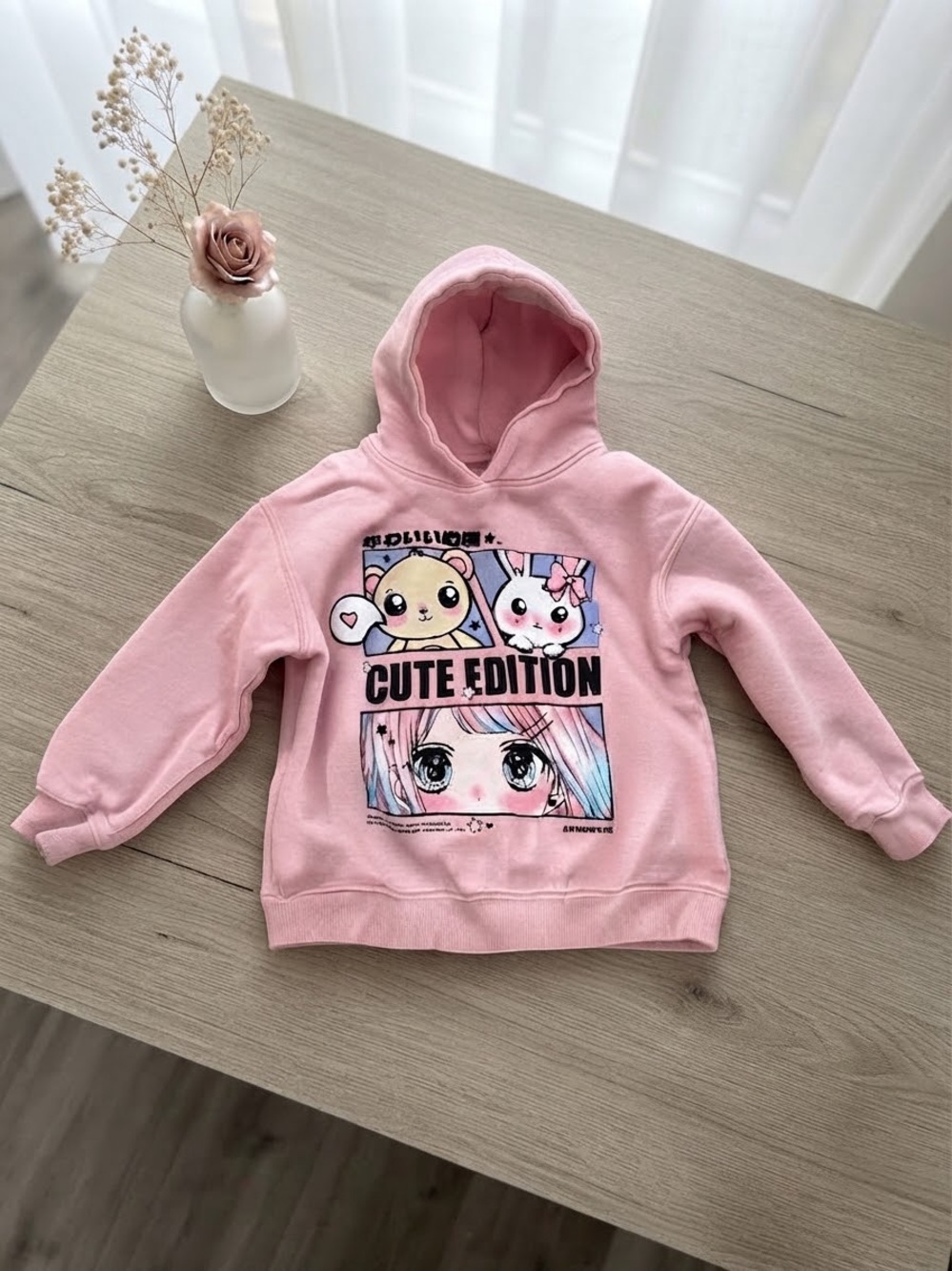 Pink "Cute Edition" Kids Hoodie